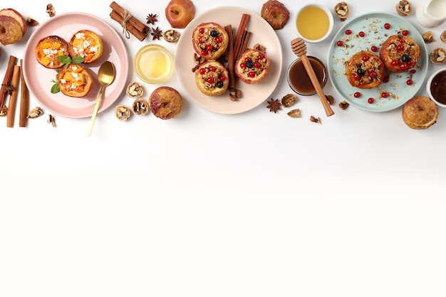 Stół z różnymi potrawami